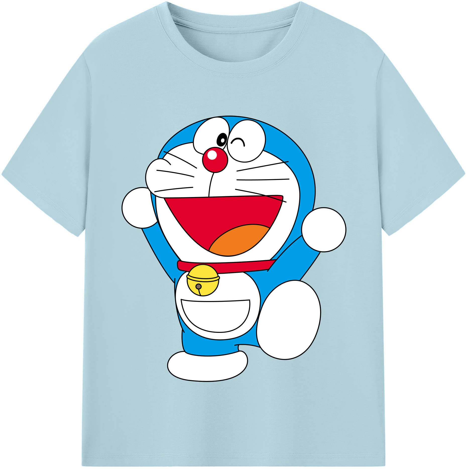 （画像用） ドラえもん Doraemon 綿100％半袖Tシャツ（フロントプリント）